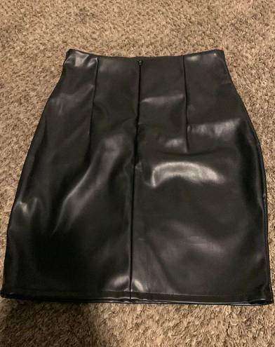 SheIn Leather Skirt