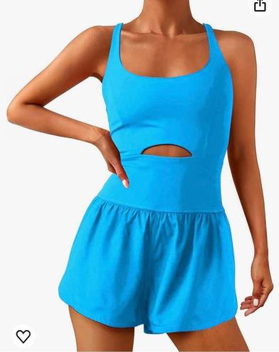 Women’s Workout Romper Blue