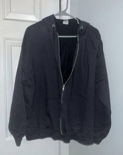 Hanes black zip up