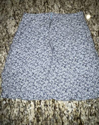 Brandy Melville Floral Cara Mini Skirt