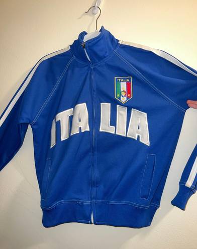 Italia Soccer Jacket Blue