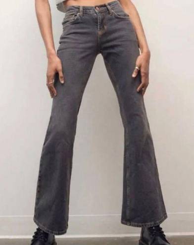 BDG  Y2K Low Rise Flare Jeans Washed Black 25 Flares Skater Urban Outfitters NWT