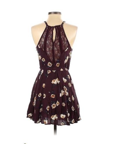 Kendall + Kylie  Maroon Floral Dress