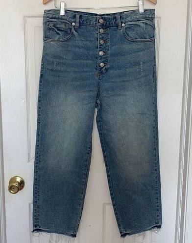 We The Free  Button Front High Rise Jeans