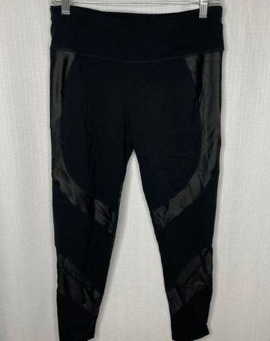 Sweaty Betty  Black 7/8 Power‎ Mesh Leggings