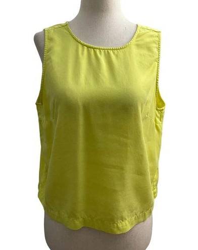 Loft  Yellow Green Crop Top Petite Size SP 39-6