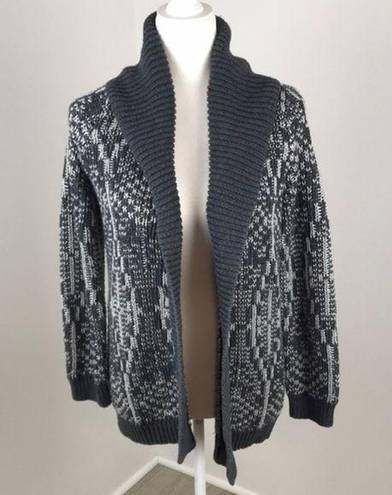 Talbots  Grey Pattern Cardigan Size MP