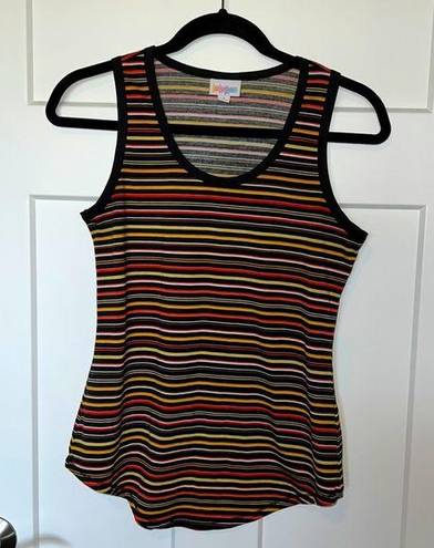 LuLaRoe Fire Striped Tank Top