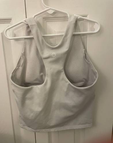 Athleta White Racerback Activewear Tank