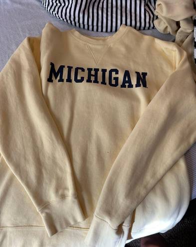 Michigan Crewneck Yellow Size L