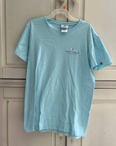 Simply Southern T-Shirt Teal Blue Small