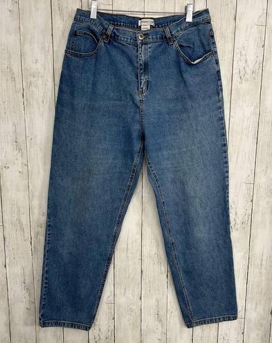 Coldwater Creek  High Rise Straight Leg Light Wash Jeans Plus Size 16P