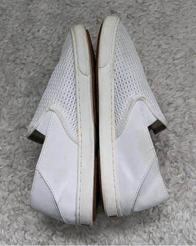 Olukai  Pehuea Slip On Mesh Loafers Womens White Tan Comfort Casual SZ 8.5