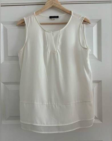 Tommy Hilfiger Sleeveless Top Blouse M - Cream/White