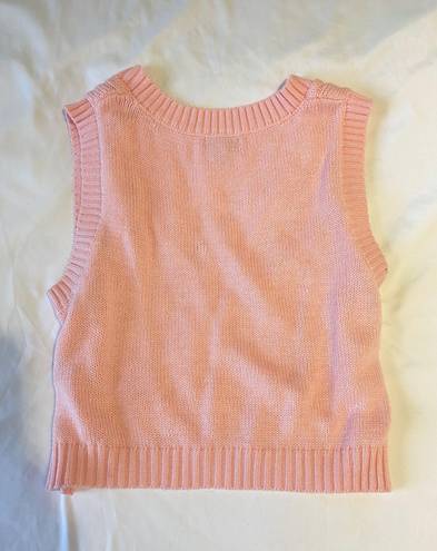 J for Justify Pink Sweater Vest