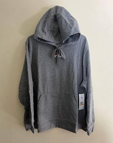 FILA  Heather Gray Crowd Pleaser Hoodie NWT Plus Size 3X