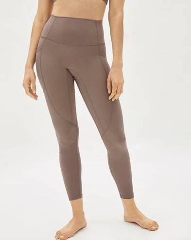 Everlane New  The Perform Pocket Leggings Mink Size Medium