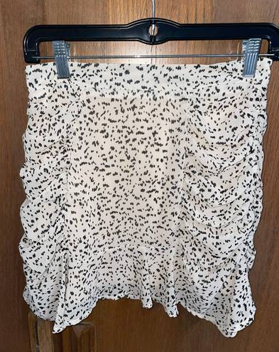 Glam Printed Mini Skirt