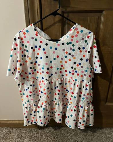 SheIn Polka dot  shirt