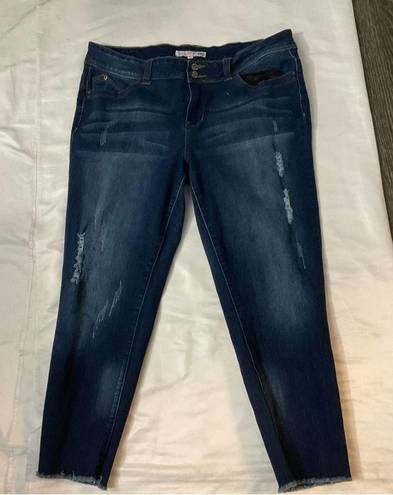 Ymi  Wanna Betta Butt Juniors Blue Jeans Size 15