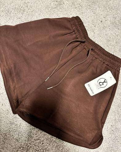 Brown Sweat Shorts NWT Size XS