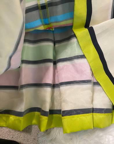 Gabby Skye Taylor Halter Striped Dress Size 10