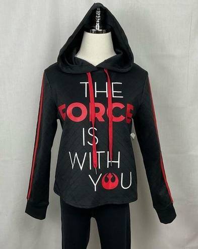 Star Wars  Black Hoodie Sweatshirt Disney Parks The Force is With You Sz Small