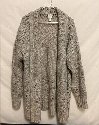 Joie  Chunky Knit Cardigan Gray‎ Size Large