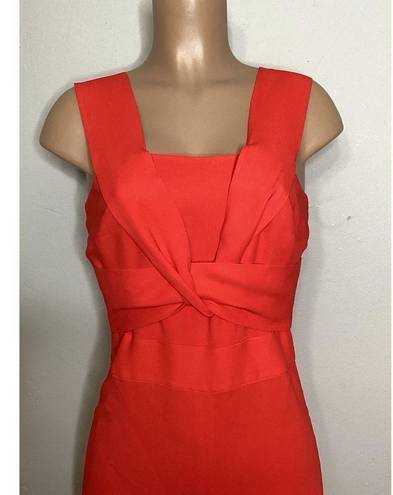 Twisted New. Lewit red cropped wide legged jumpsuit. With  detail. Size 4/6