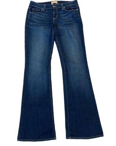 Paige  Canyon Bootcut Dark Wash Jeans Sz 29 Stretch Y2K