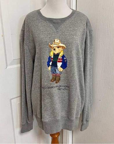 Polo  Ralph Lauren Cowboy Bear Crewneck Sweatshirt