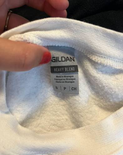 Gildan Bride Cropped Crew Neck Sweatshirt 