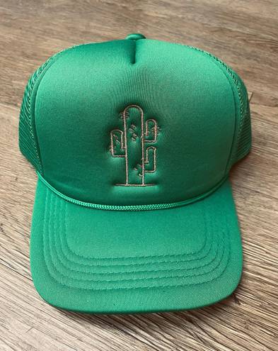 Cactus Trucker Hat Green