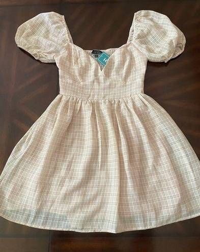 Blue Blush NWT  Plaid dress