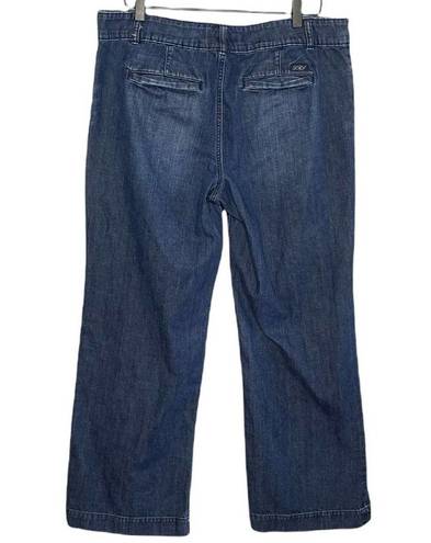 Krass&co Lauren Jeans  / Ralph Lauren Women’s Wide Leg Crop Jeans Size 14