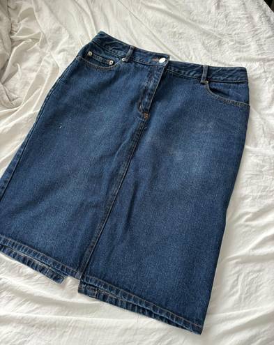 Isaac Mizrahi Jean Skirt