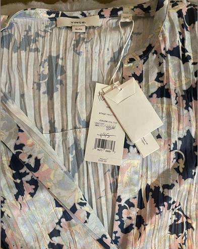 Vince  Women’s Lotus Pleated Blouse NWT