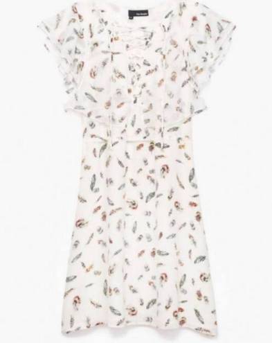 The Kooples 💕💕 Feather Print Silk Dress (Large)