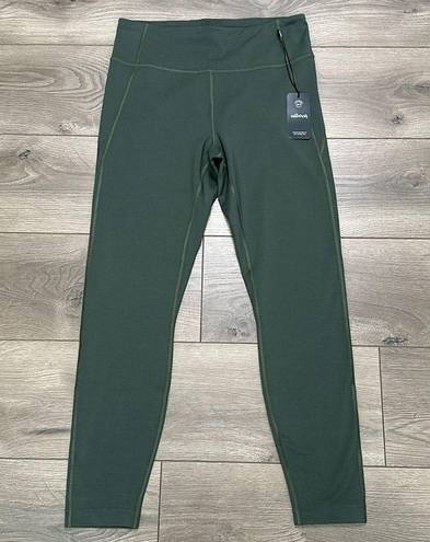 Allbirds  Natural Leggings Pine Green Mid Rise  Compressive Size Large