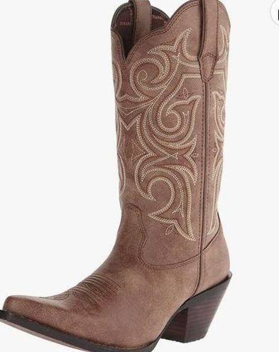 Durango cowboy boots womens 12” lifestyle brown
