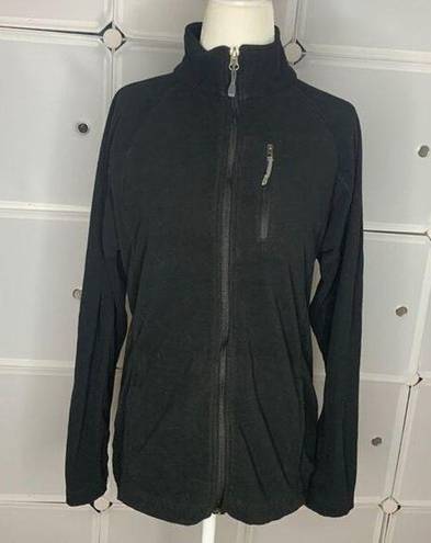 Black Diamond  Black Full Zip Fleece Jacket Size Medium