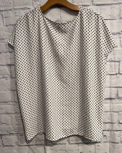 Hilary Radley  Women's V-Neck‎ Blouse Short Sleeve XXL