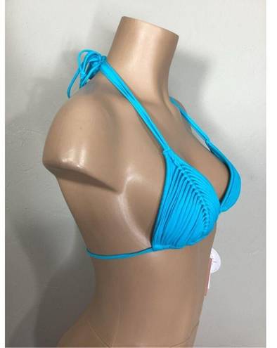 PilyQ  Isla triangle bikini top. Small. NWT