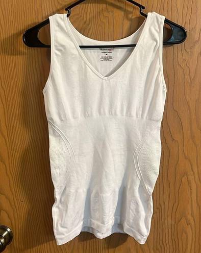 Skinny Girl Smoothers & Shapers Shape Wear Sleeveless White Tank Top Medium