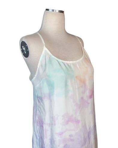 n:philanthropy  Willa Slip Dress in Groovy Blues Tie Dye X-Small