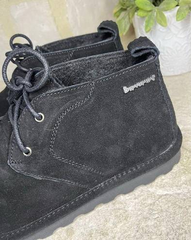 BEARPAW  black skye booties sz 9 wide