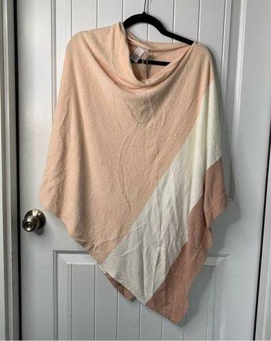 Barefoot Dreams  cozy chic ultra lite sunset poncho sweater size XL