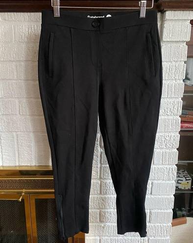 Betabrand  Skinny Leg Pencil Dress Pant Yoga Pants Black Ankle Zip Size S Petite