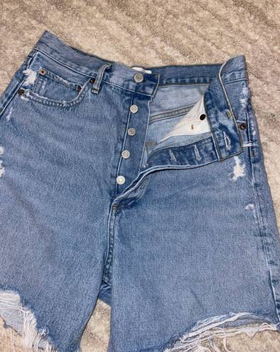 AGOLDE High Waisted Jean Shorts