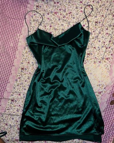 Zaful Emerald Green Slip Dress